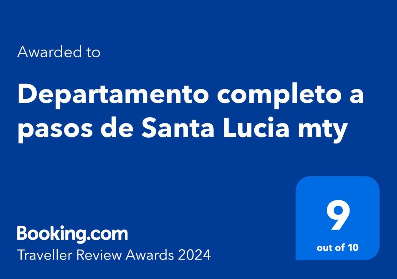蒙特雷Departamento Completo A Pasos De Santa Lucia Mty公寓 外观 照片